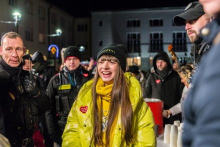 Viki Gabor na wiślańskim rynku